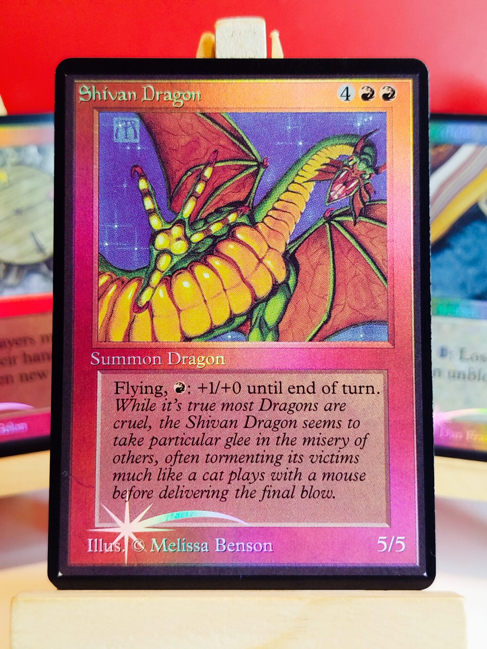 Shivan Dragon (F) - Beta Shivan Dragon - Beta – Image 1