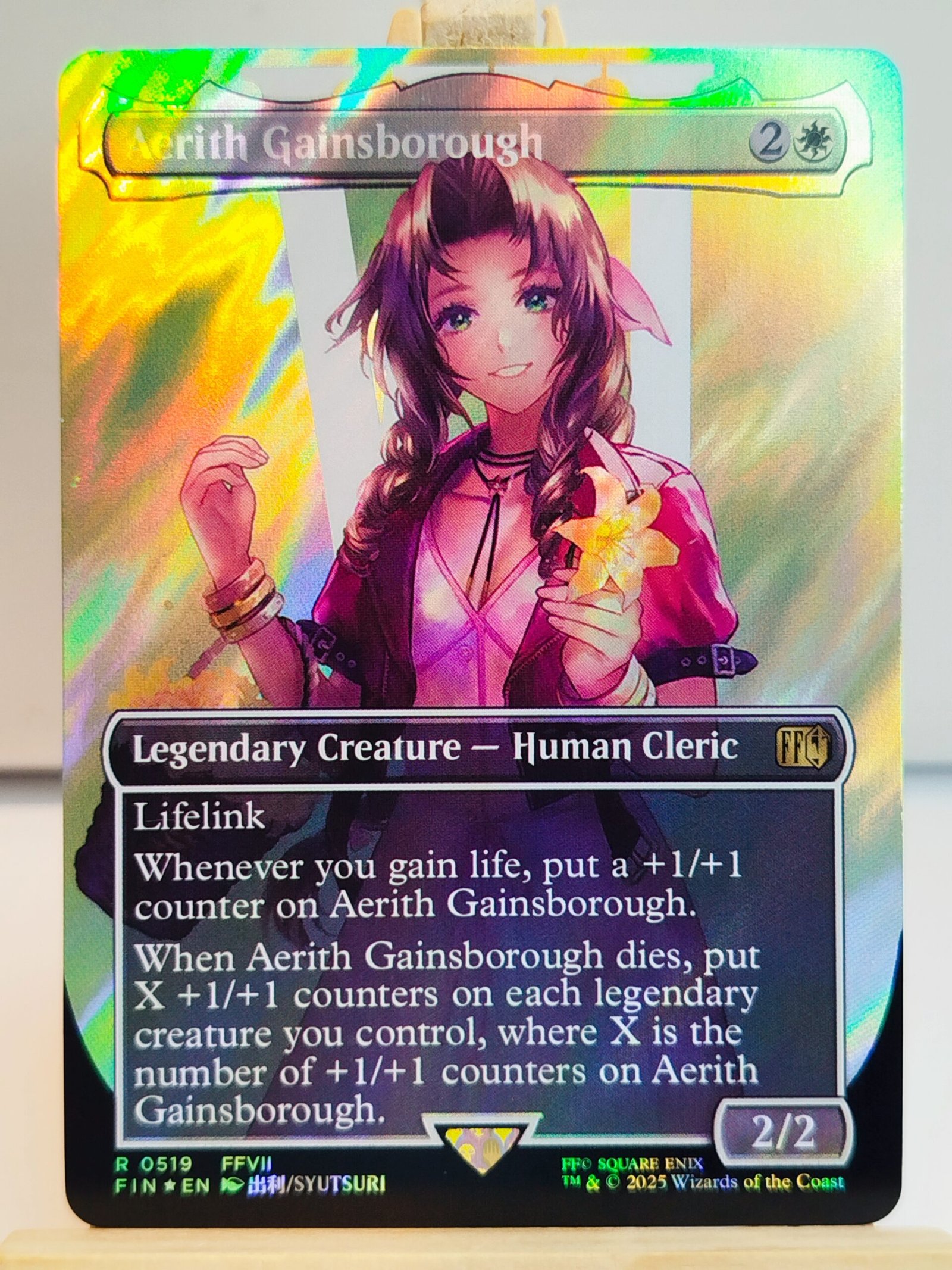 Surge Aerith Gainsborough #519 (SF) - FIN (FFVII) Aerith Gainsborough #519 (FFVII) - FIN – Image 1