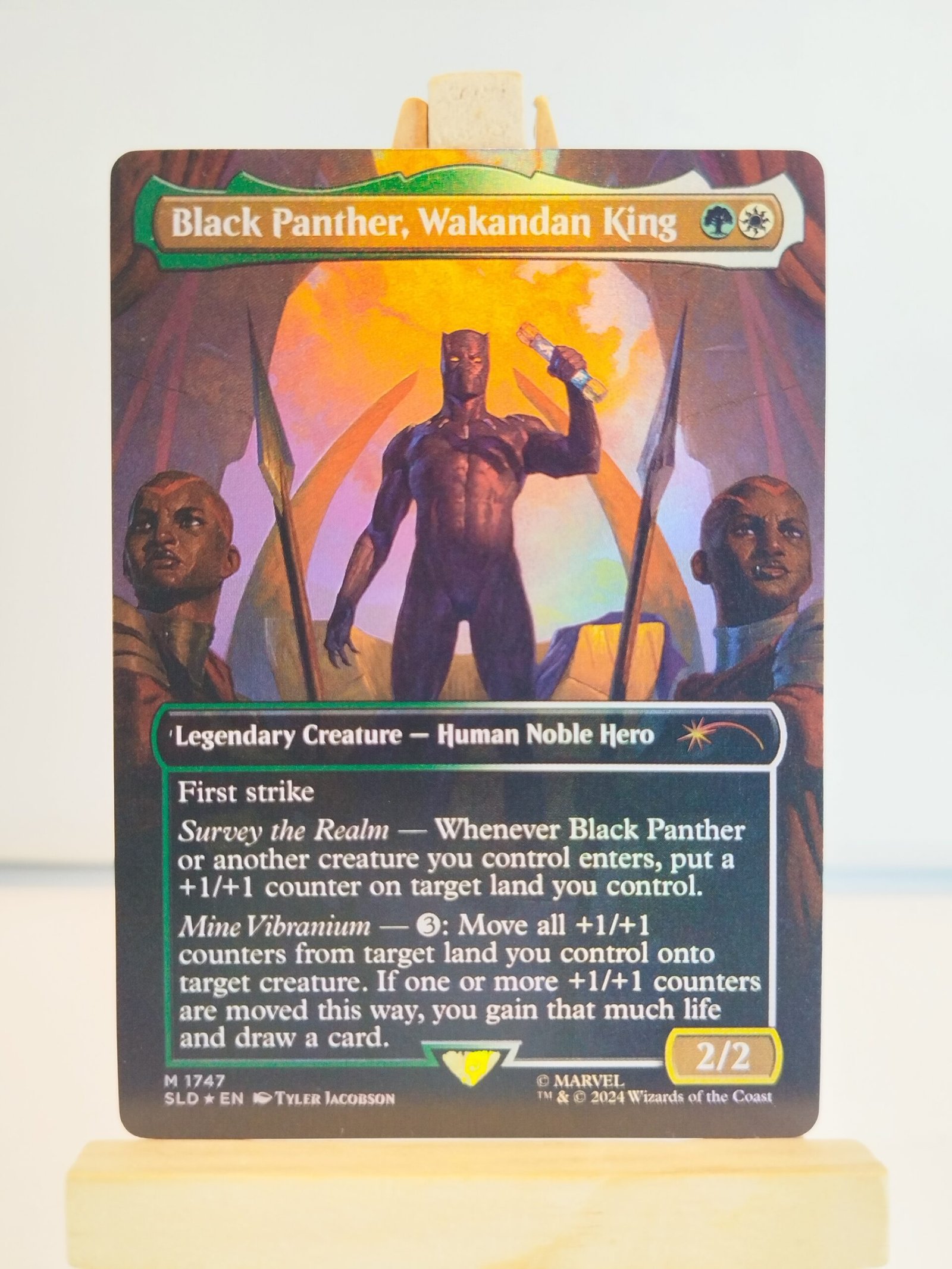 Black Panther, Wakandan King #1747 (F) - SLD Black Panther, Wakandan King #1747 (Marvel) - SLD – Image 1