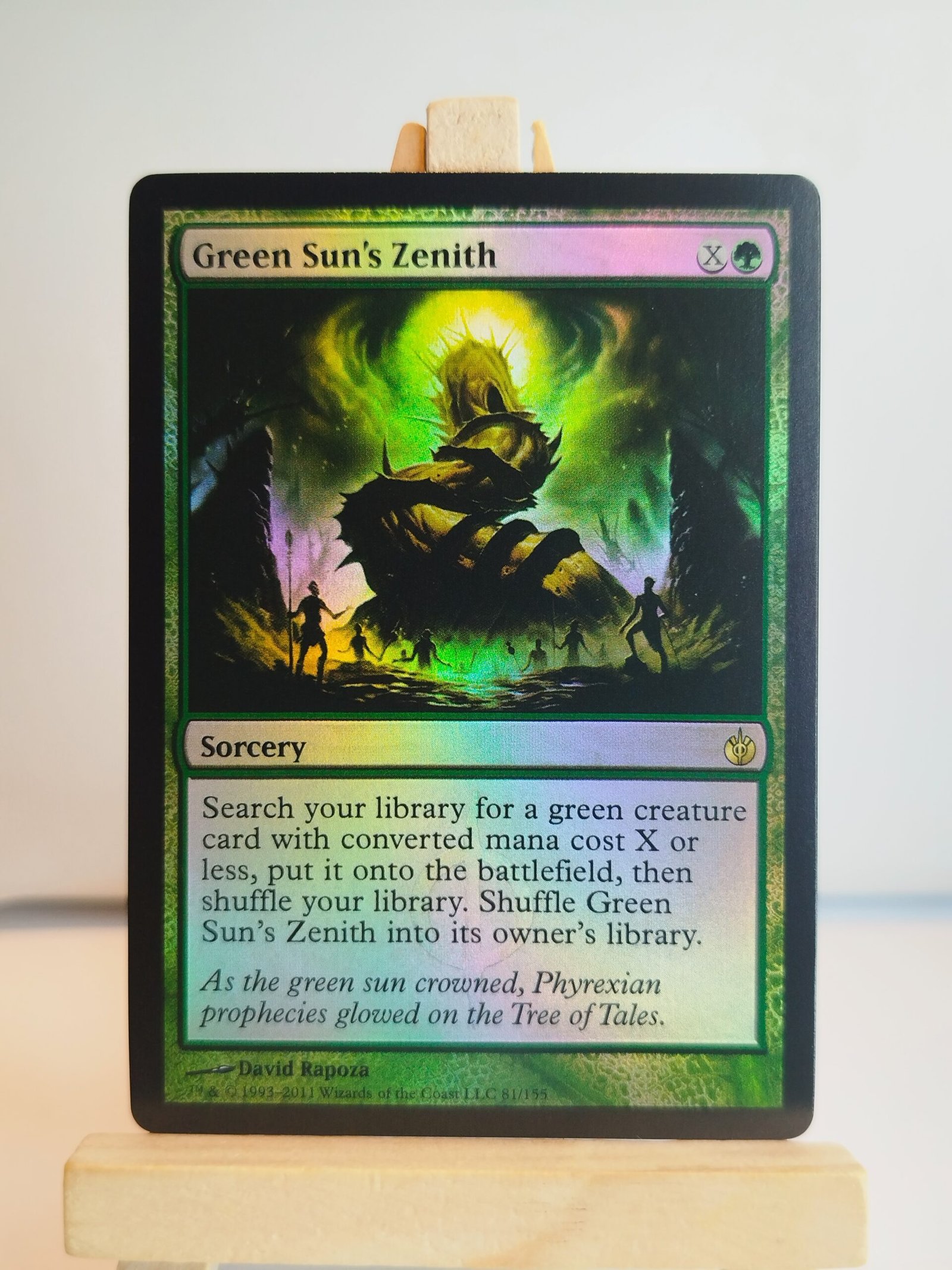 Green Sun_s Zenith #81 (F) - New Phyrexia Green Sun's Zenith #81 - New Phyrexia – Image 1