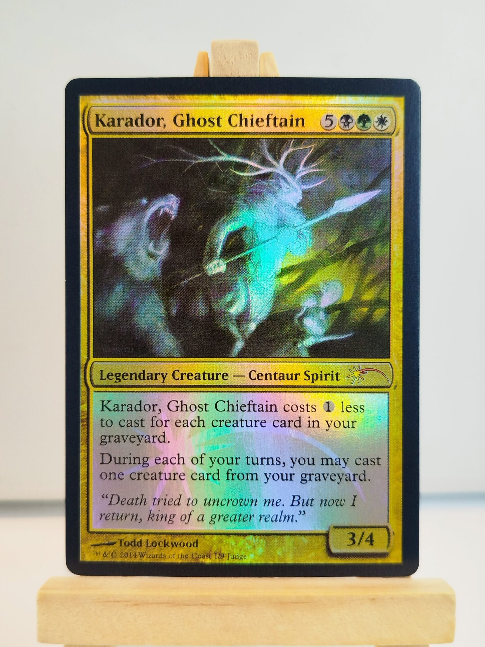 Karador, Ghost Chieftain #1 (F) - Promo Karador, Ghost Chieftain #1 - Judge (Promo) – Image 1