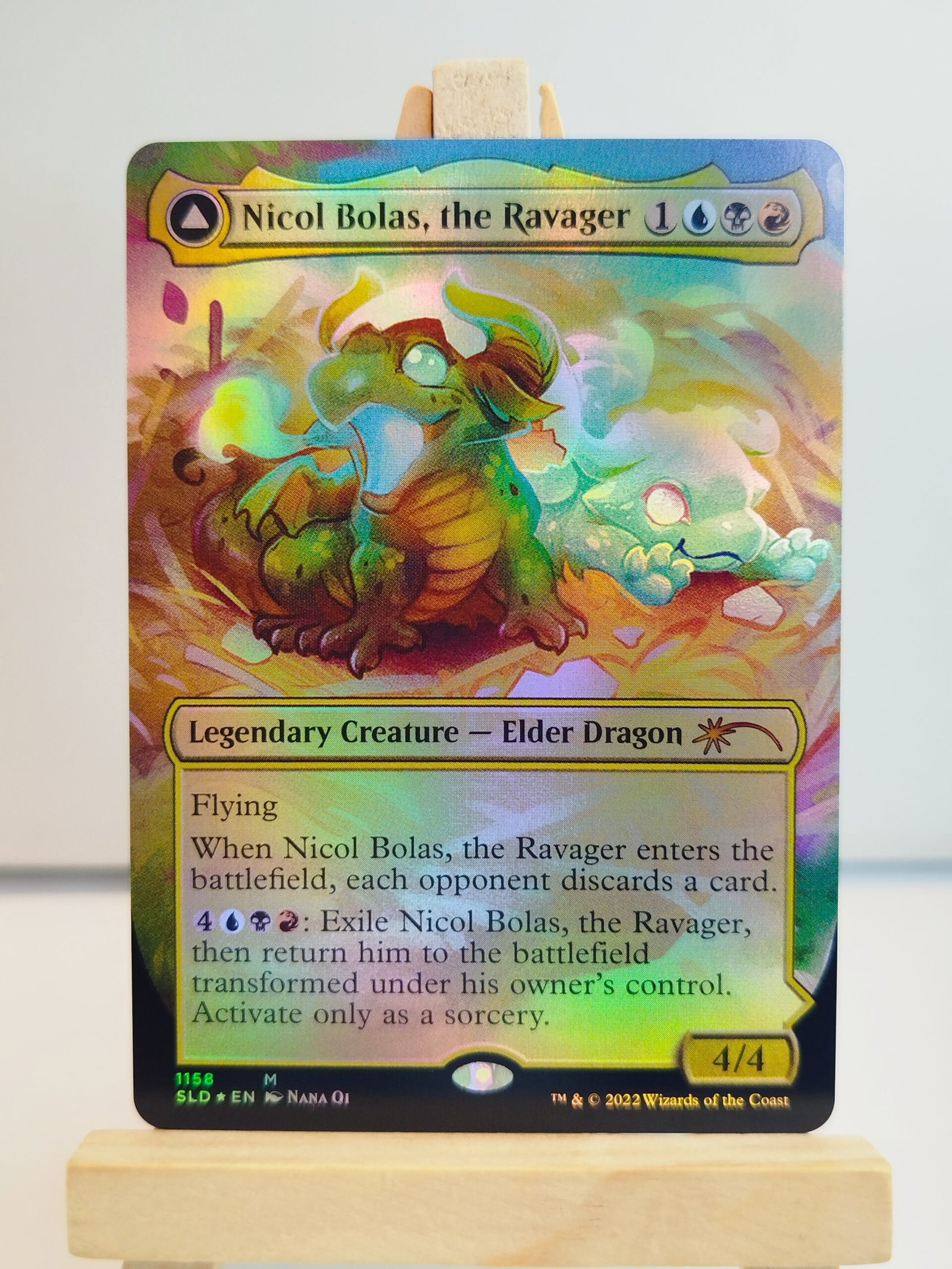 Nicol Bolas, the Ravager _ Nicol Bolas, the Arisen #1158 (F) - SLD (1) Nicol Bolas, the Ravager // Nicol Bolas, the Arisen #1158 - SLD – Image 1