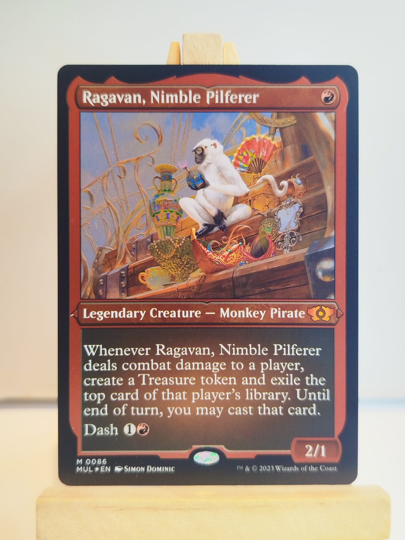Ragavan, Nimble Pilferer #86 (Etched F) - MUL Ragavan, Nimble Pilferer #86 - MUL – Image 1