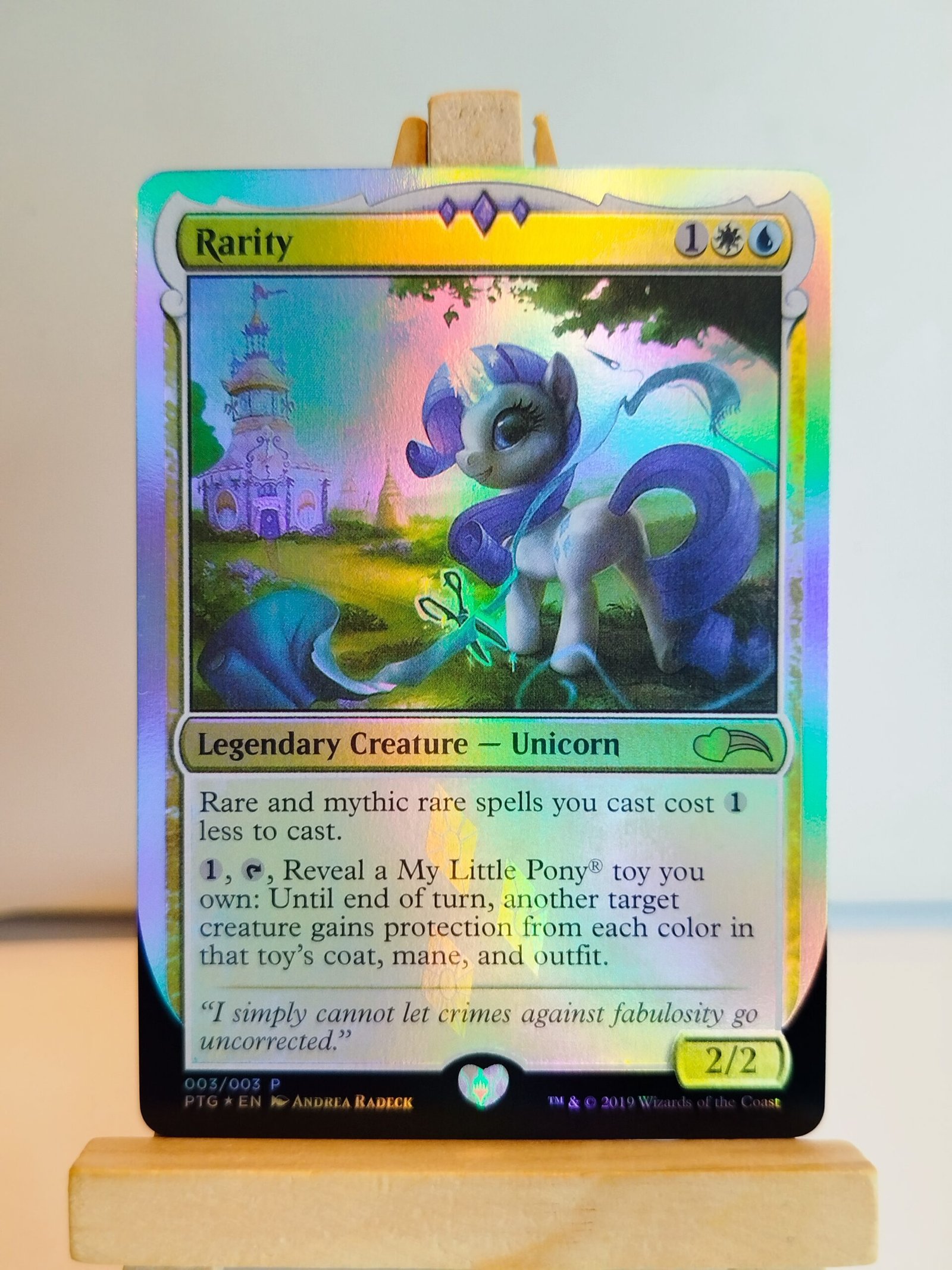 Rarity #3 (F) - PTG Rarity #3 (Ponies: The Galloping) - PTG (Promo) – Image 1