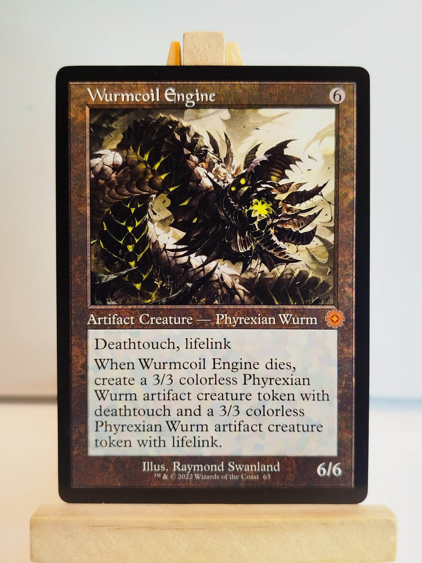 Wurmcoil Engine #63 (R) - The Brothers_ War Retro Artifacts Wurmcoil Engine #63 - The Brothers' War Retro Artifacts – Image 1